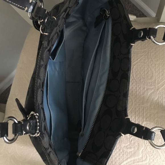 Black Coach Tote Bag - Picture 4 of 5